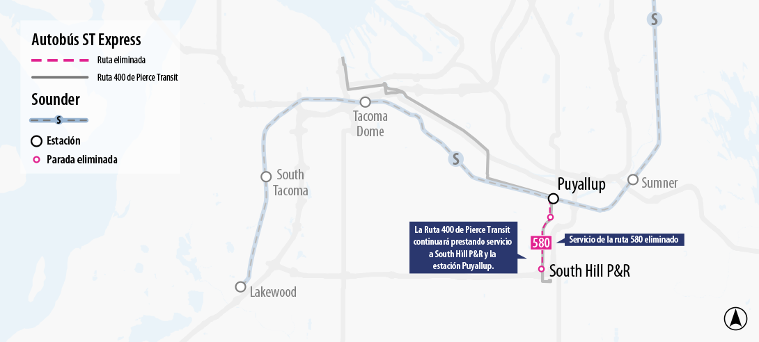Route 580 Map