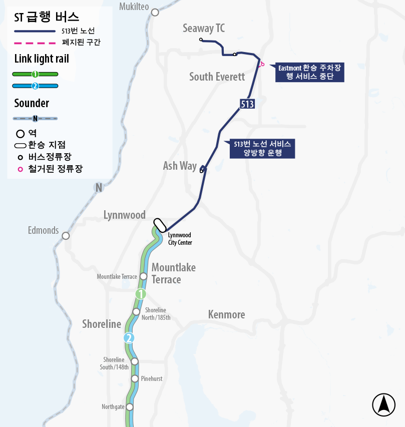 Route 513 Map