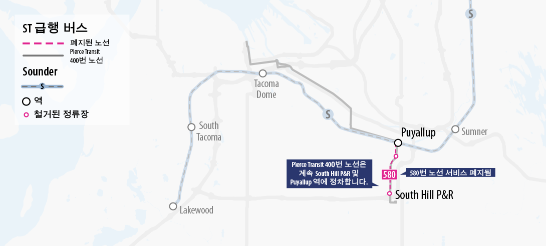 Route 580 Map