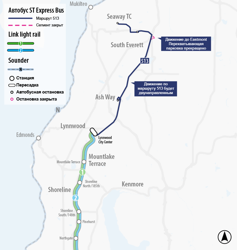 Route 513 Map