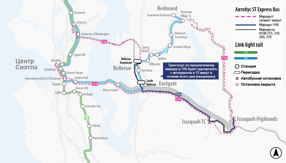 Map for Route 554