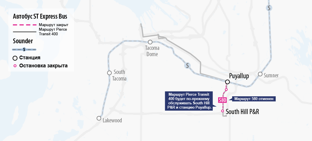 Route 580 Map