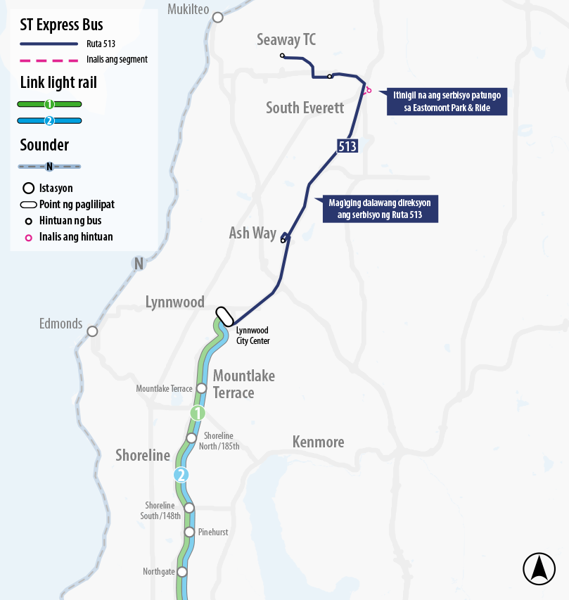 Route 513 Map