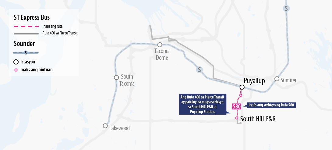 Route 580 Map