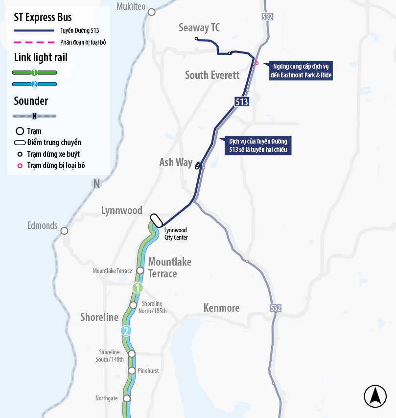 Route 513 Map