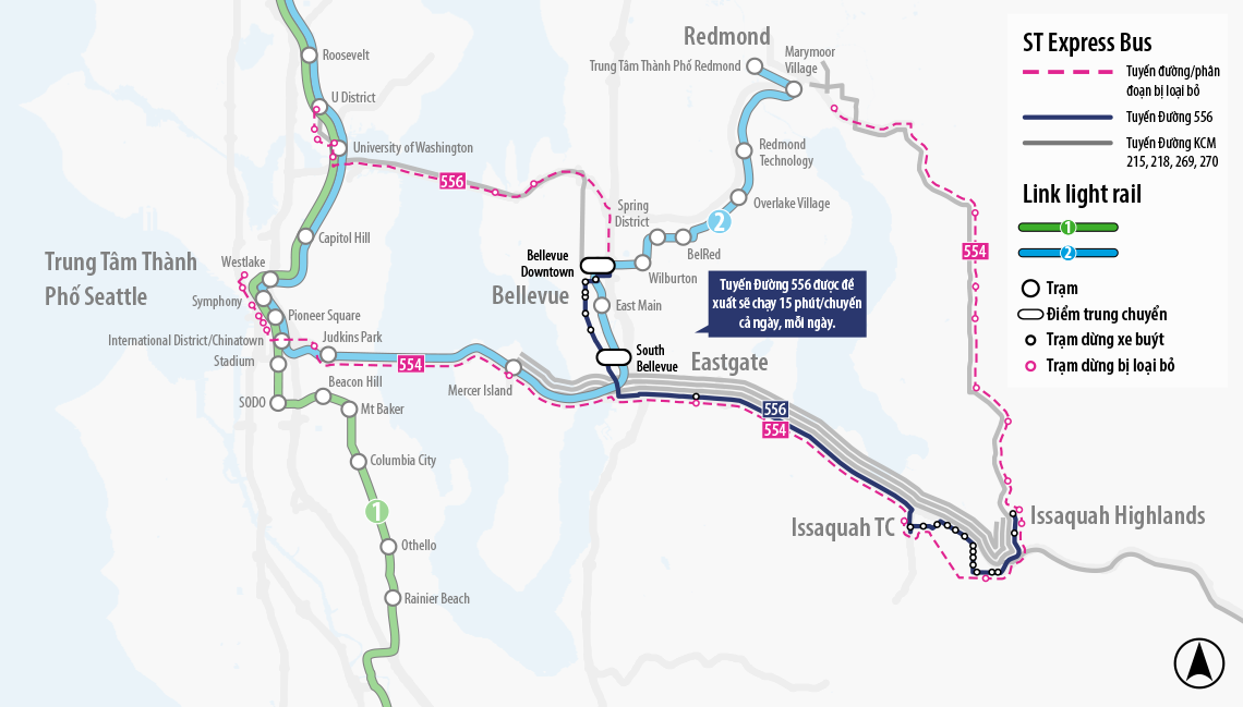 Map for Route 554