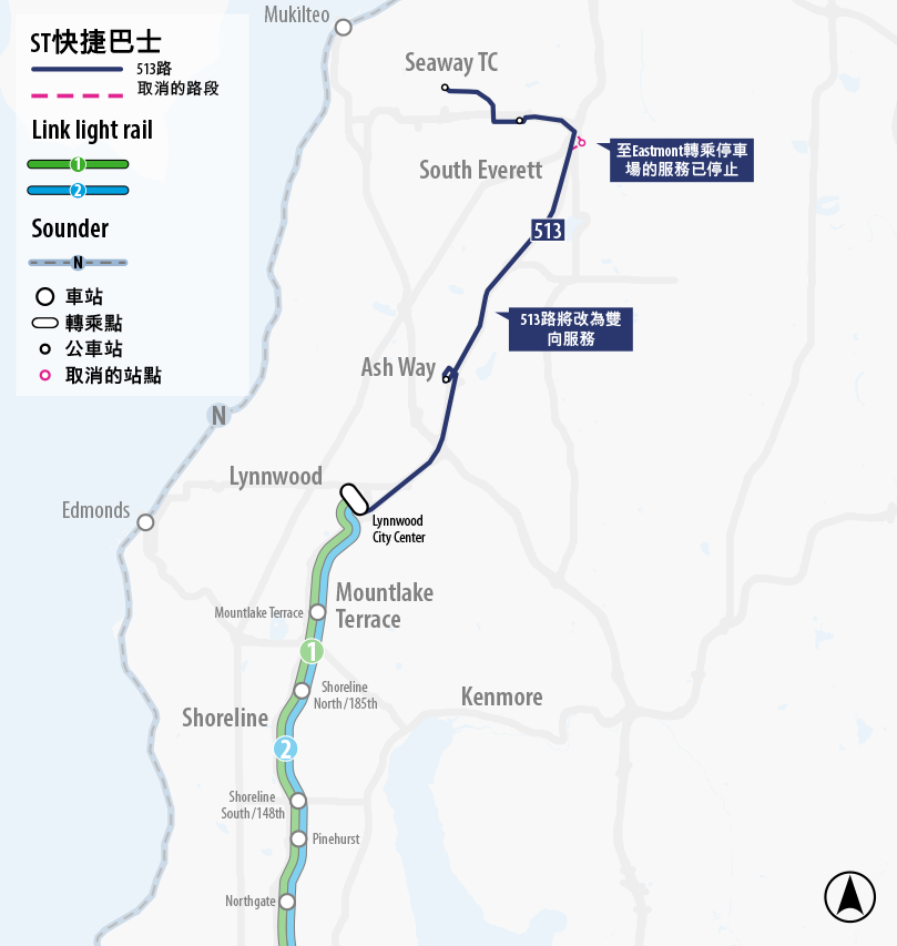 Route 513 Map