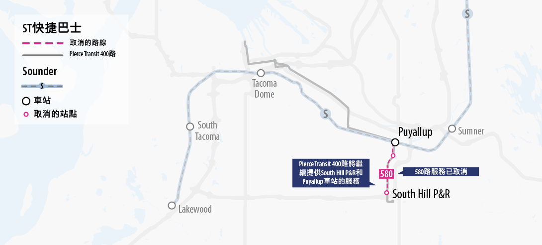Route 580 Map